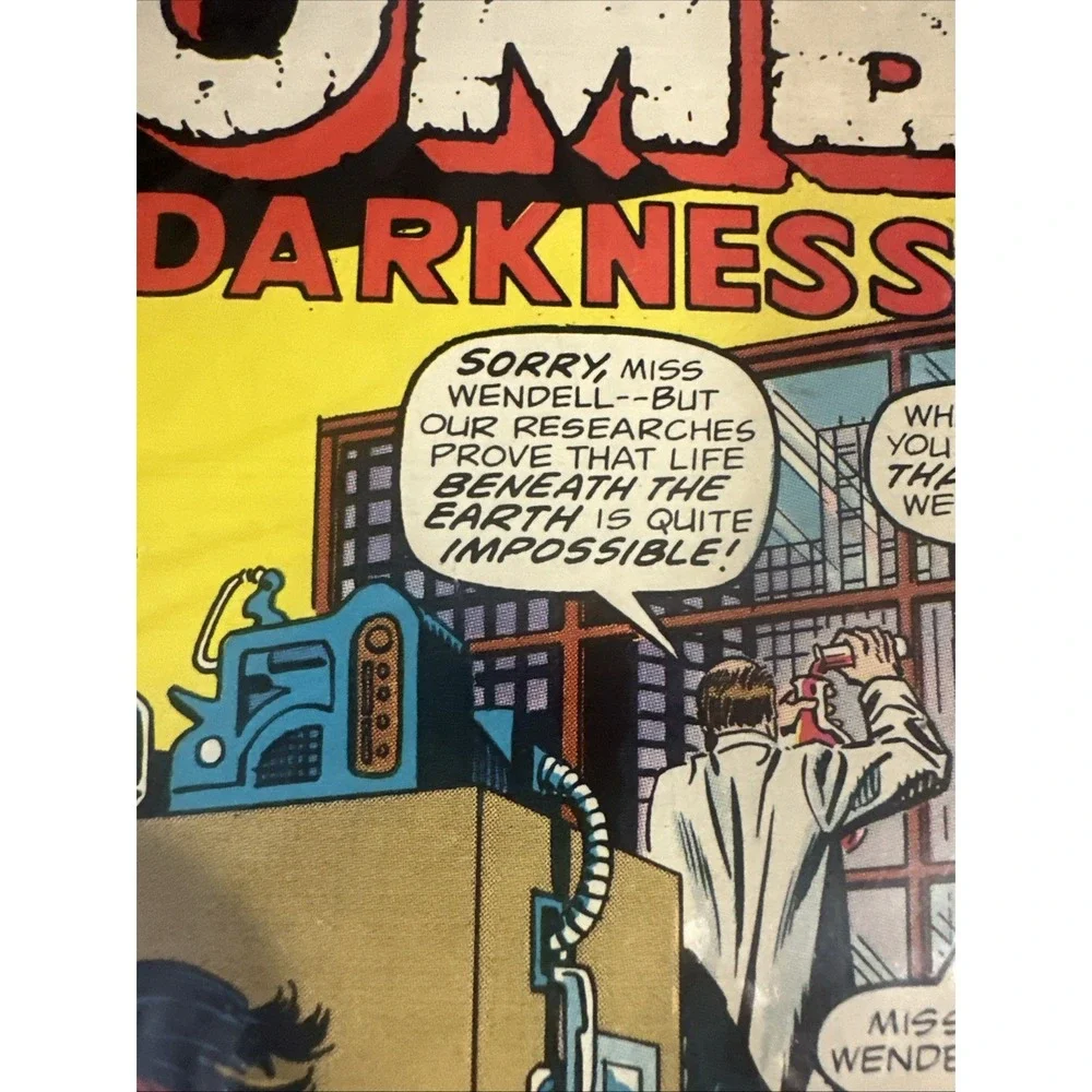 VTG Marvel Comic Tomb Of Darkness #9  JULY 1974 ! They lurk Below!